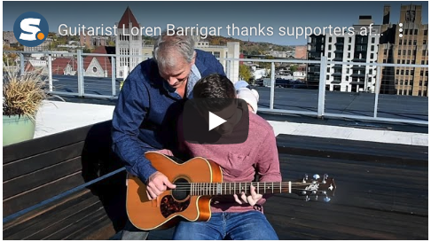 From Syracuse.com: Thanksgiving Eve concert to aid injured guitarist Loren Barrigar