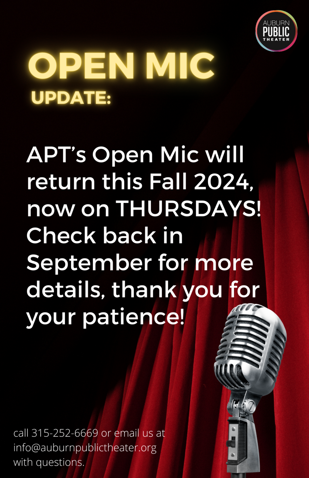 Events Auburn, NY Auburn Public Theater